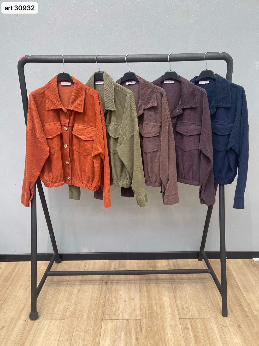 Cropped Corduroy Jacket