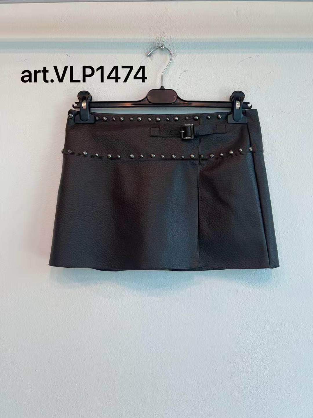 A-line Mini Skirt with Stud Details