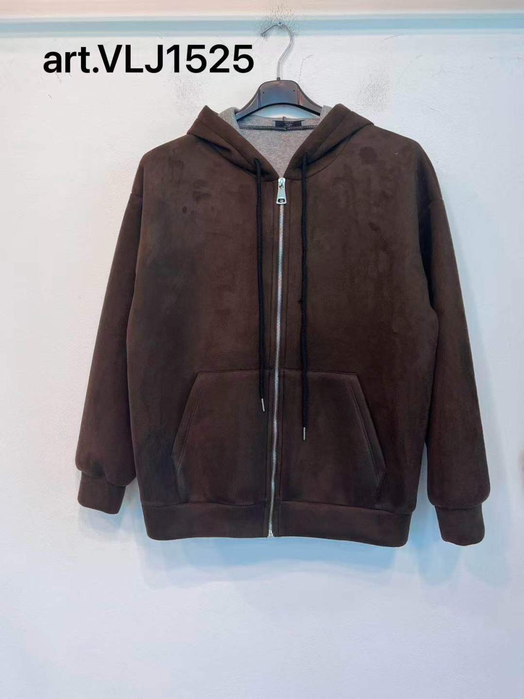 Zip‑Up Hooded Sweatshirt