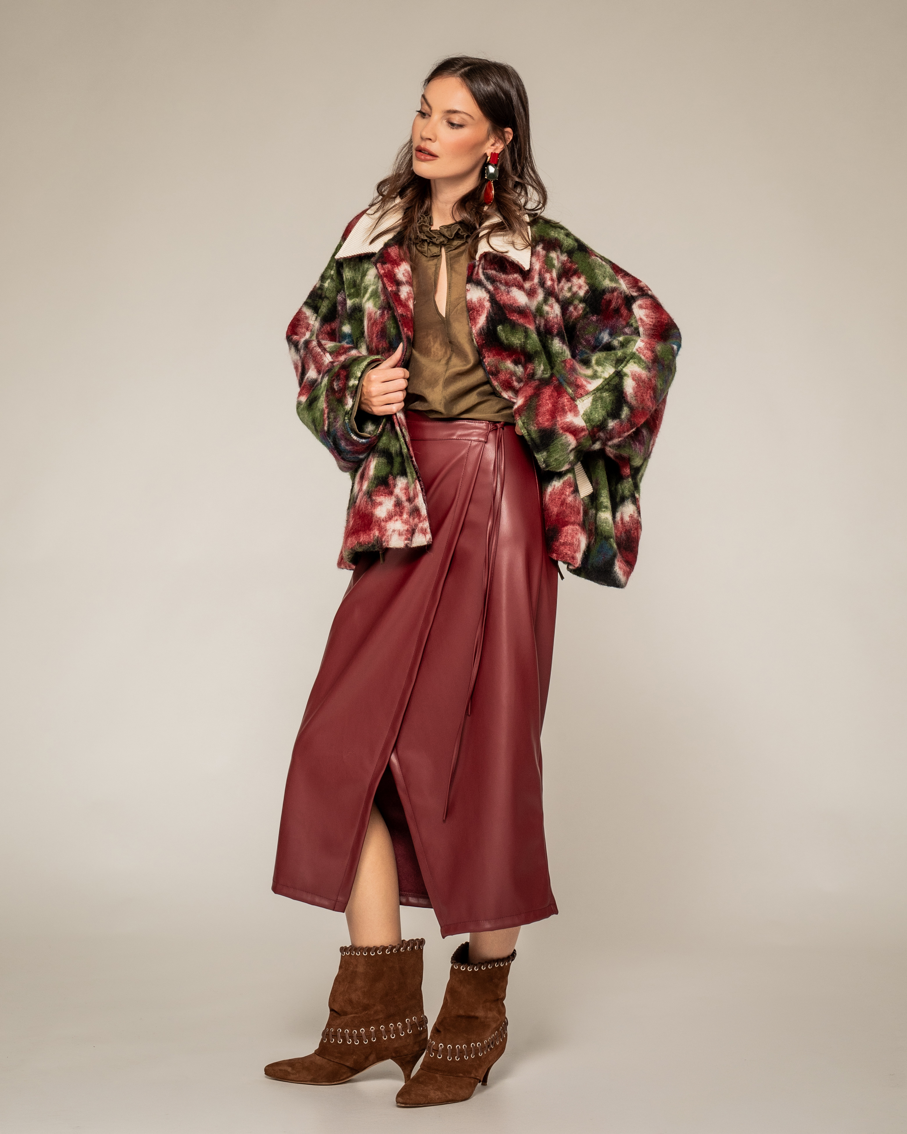Oversize Jacket with Collar
