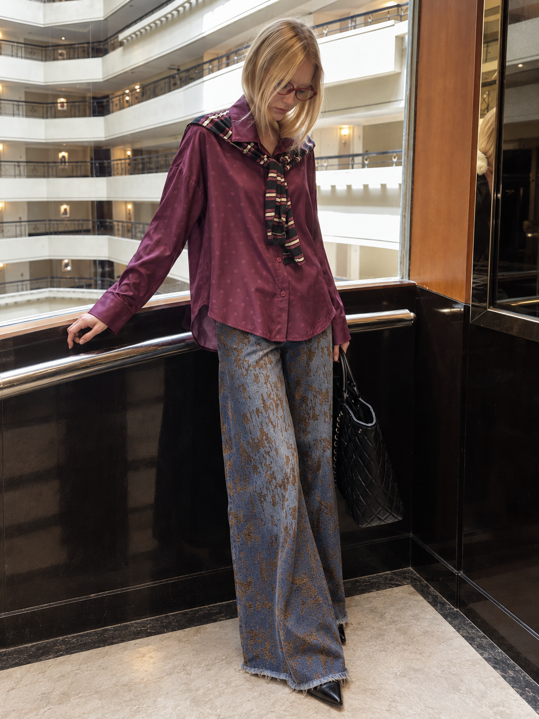 Relaxed Shirt with Collar