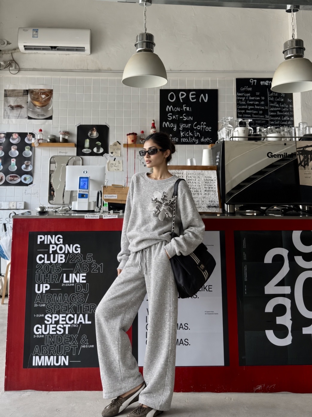 Wide Drawstring Trousers