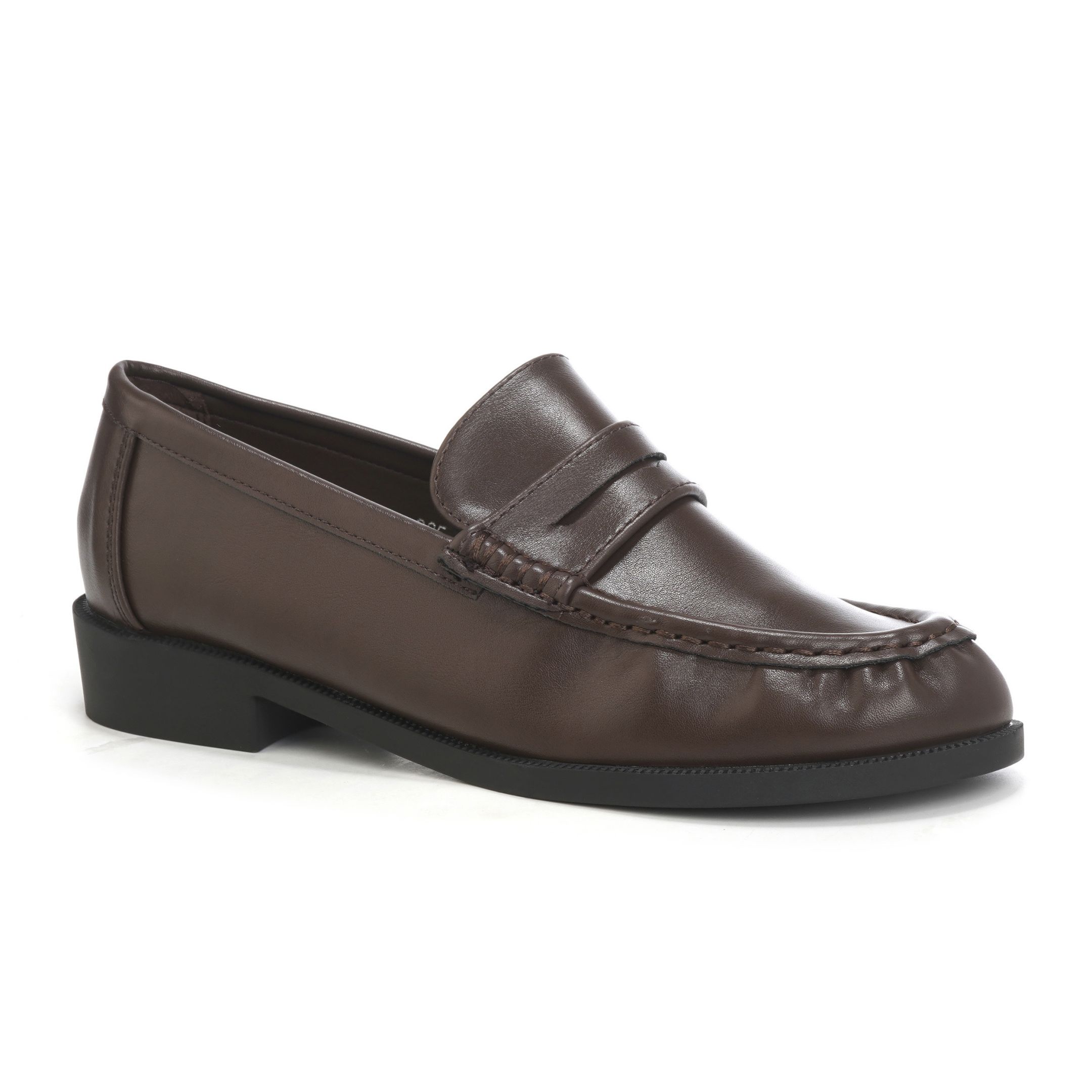 Slip-On Moccasins with Vamp Strap