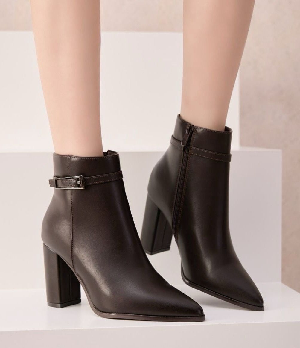 Ankle Boots with Strap