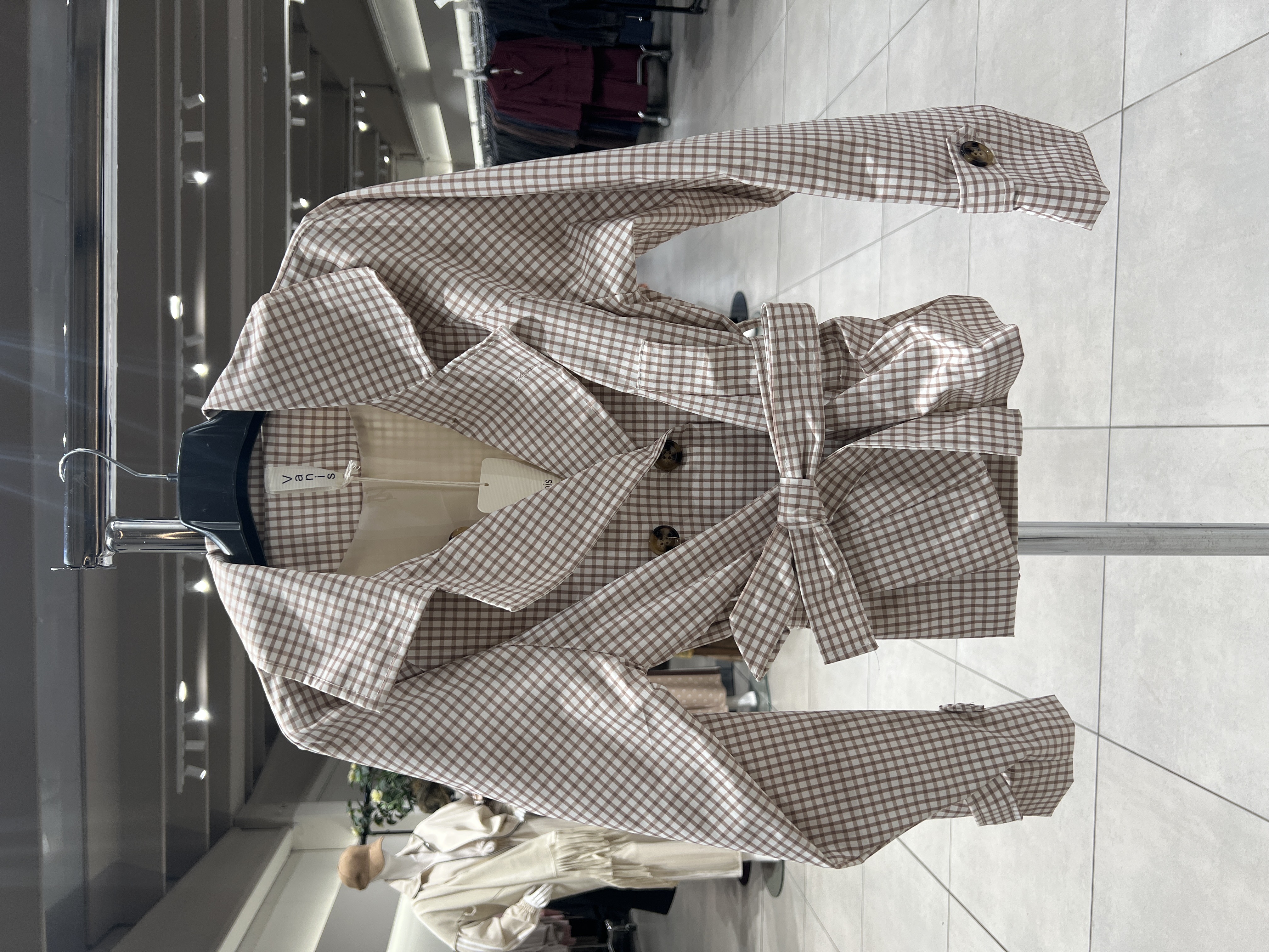 Tailored Checked Jacket
