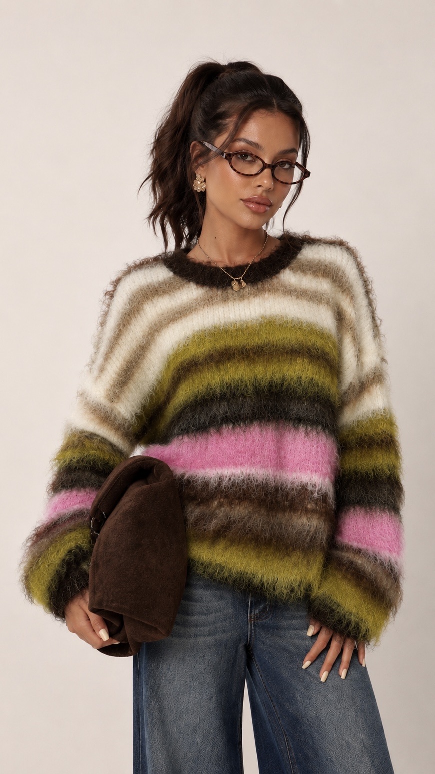 Oversized Striped Sweater