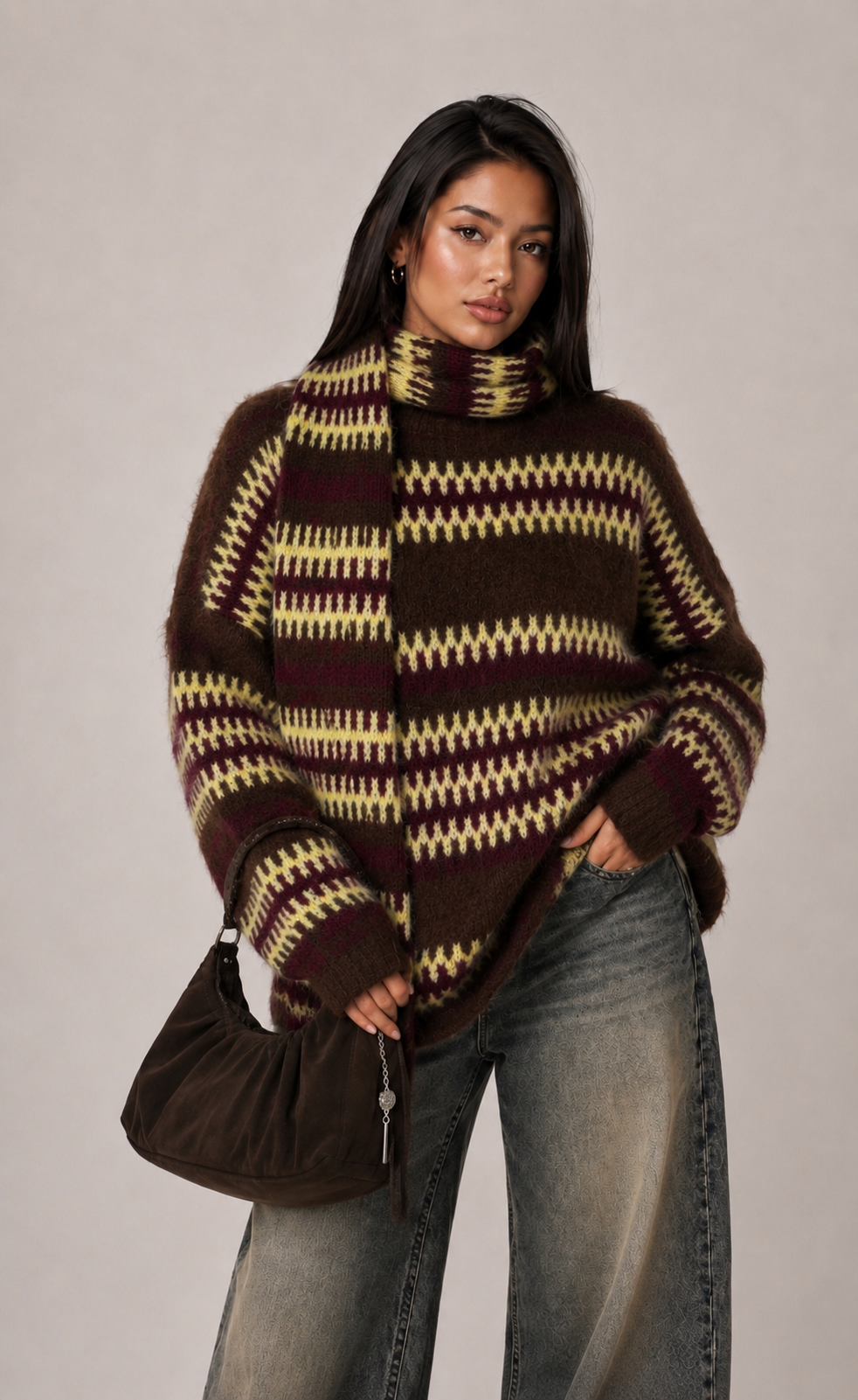 Oversized Stripe Sweater