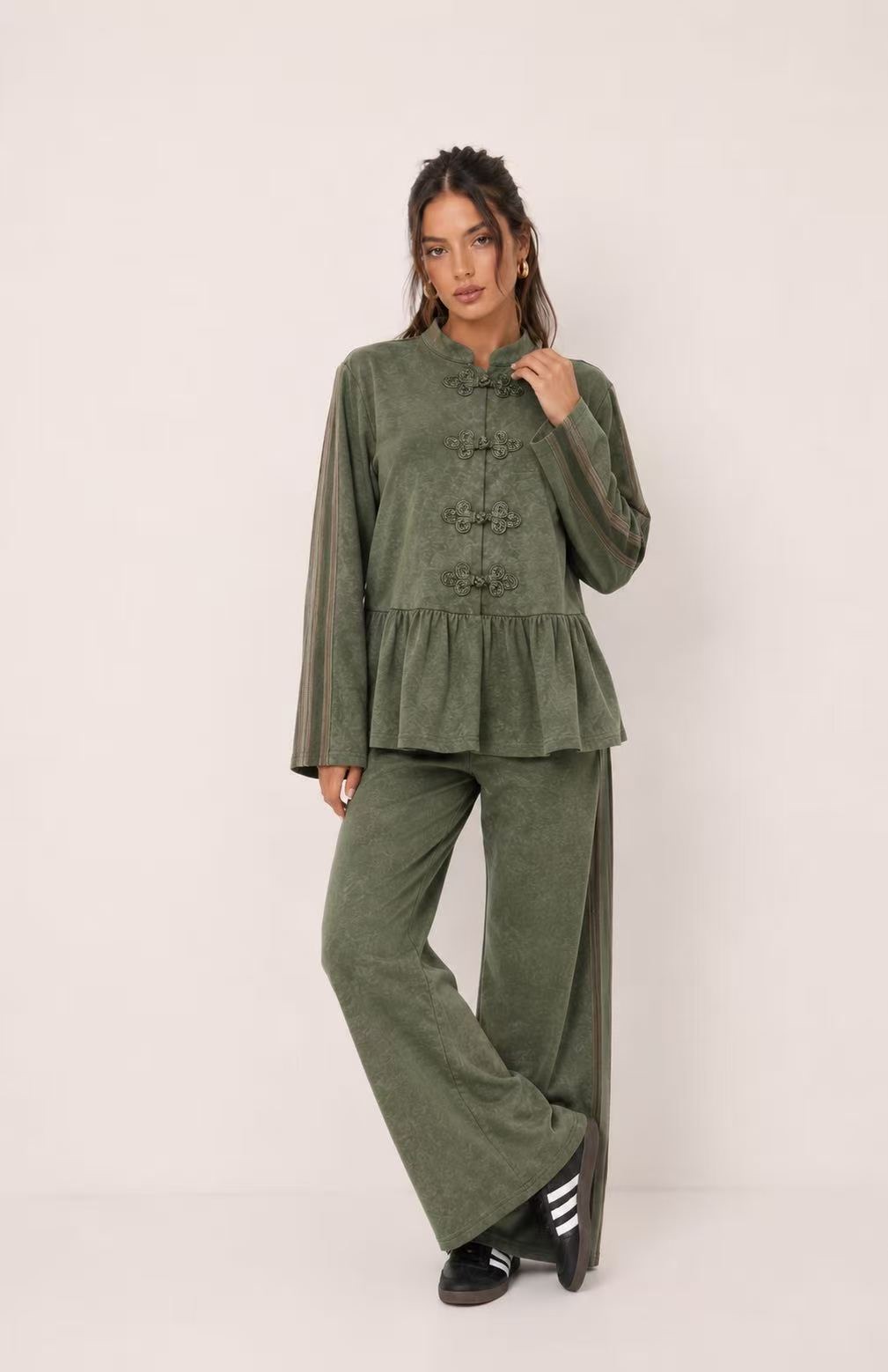 Sweat Set with Peplum