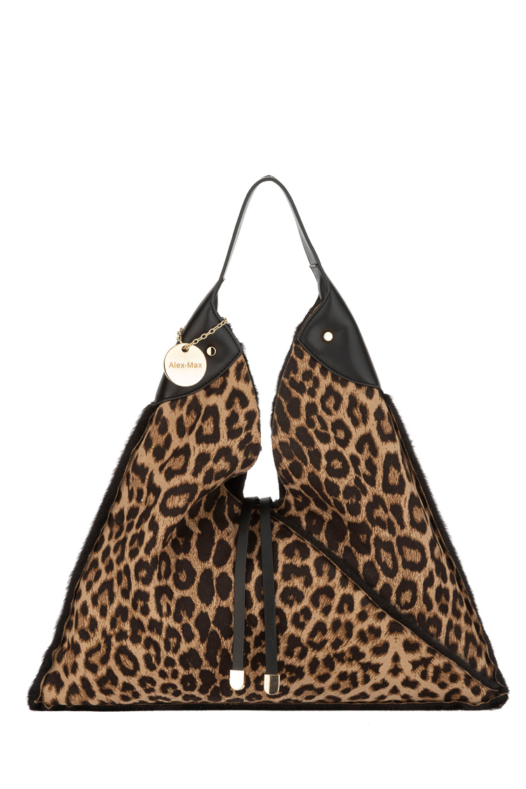 Leopard-Print Shoulder Bag