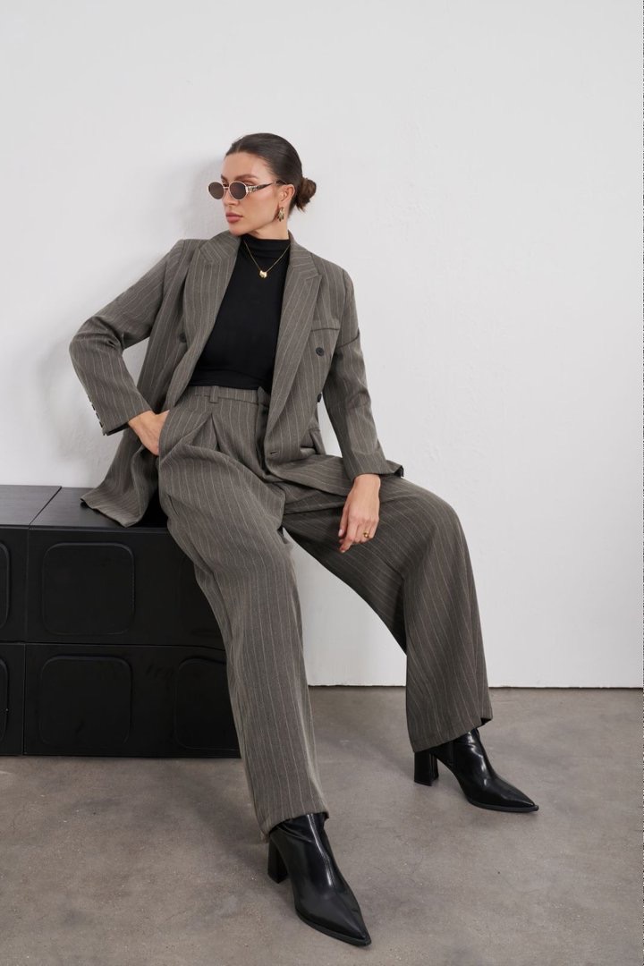Double-Breasted Tailored Jacket