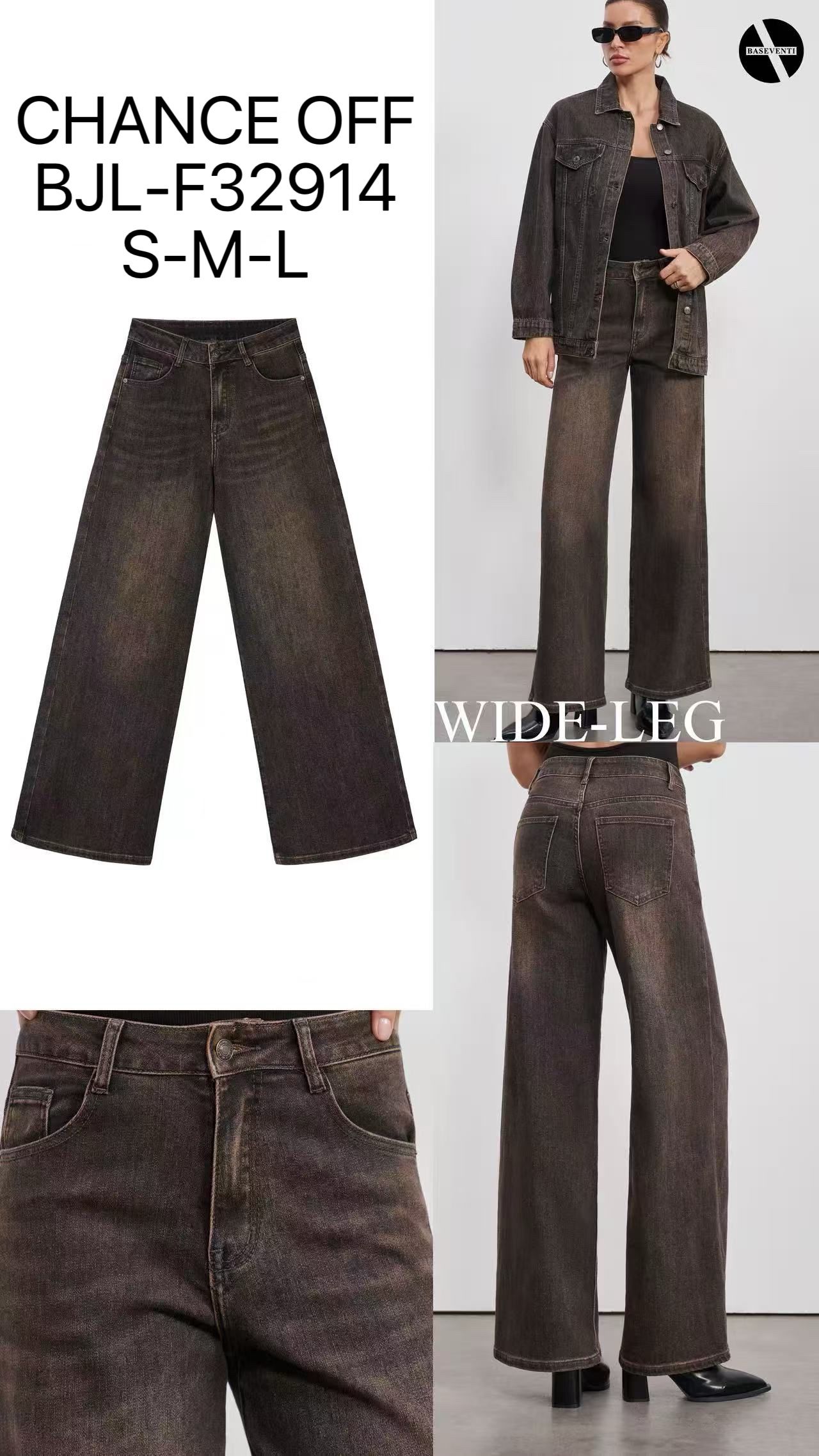 High‑Waist Wide‑Leg Trousers
