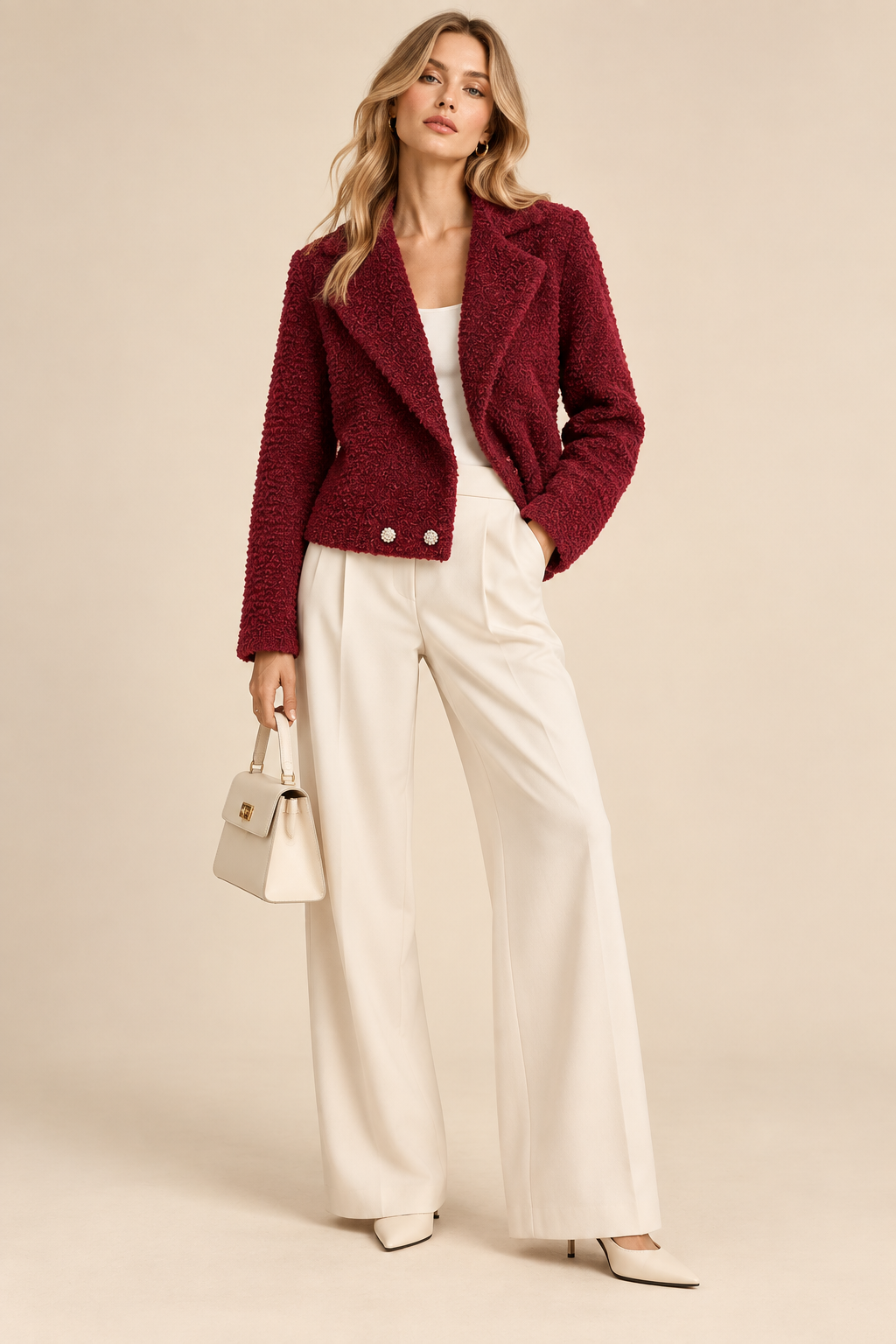 Fitted Blazer with Lapels