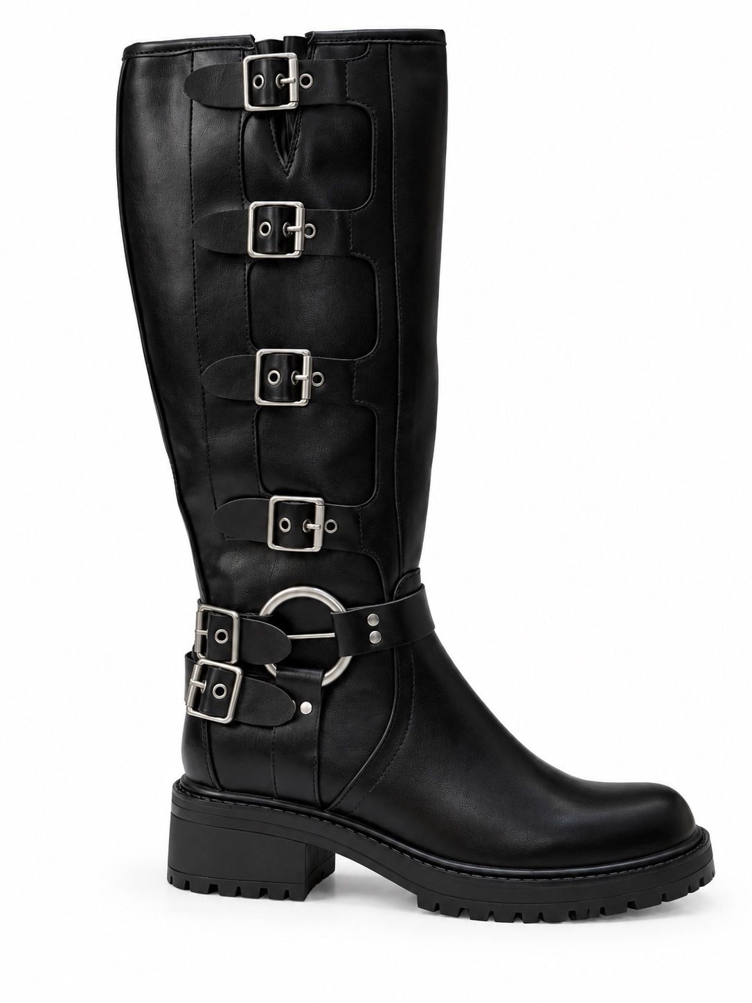 Studded Biker Boots