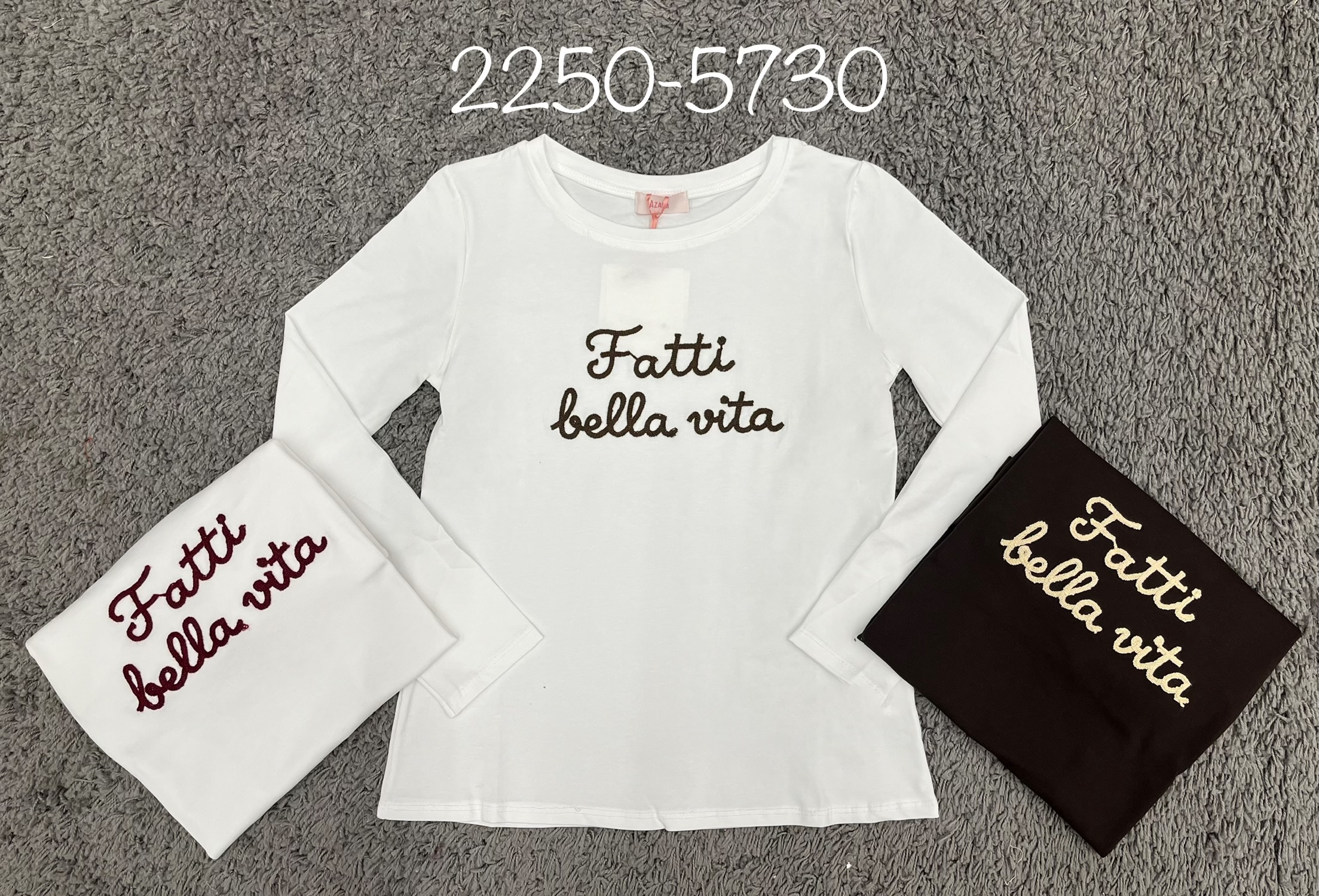 Embroidered Slogan Top