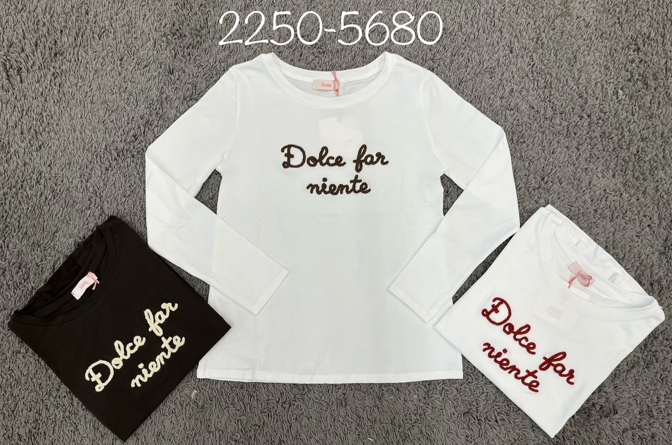 Embroidered Long T‑Shirt