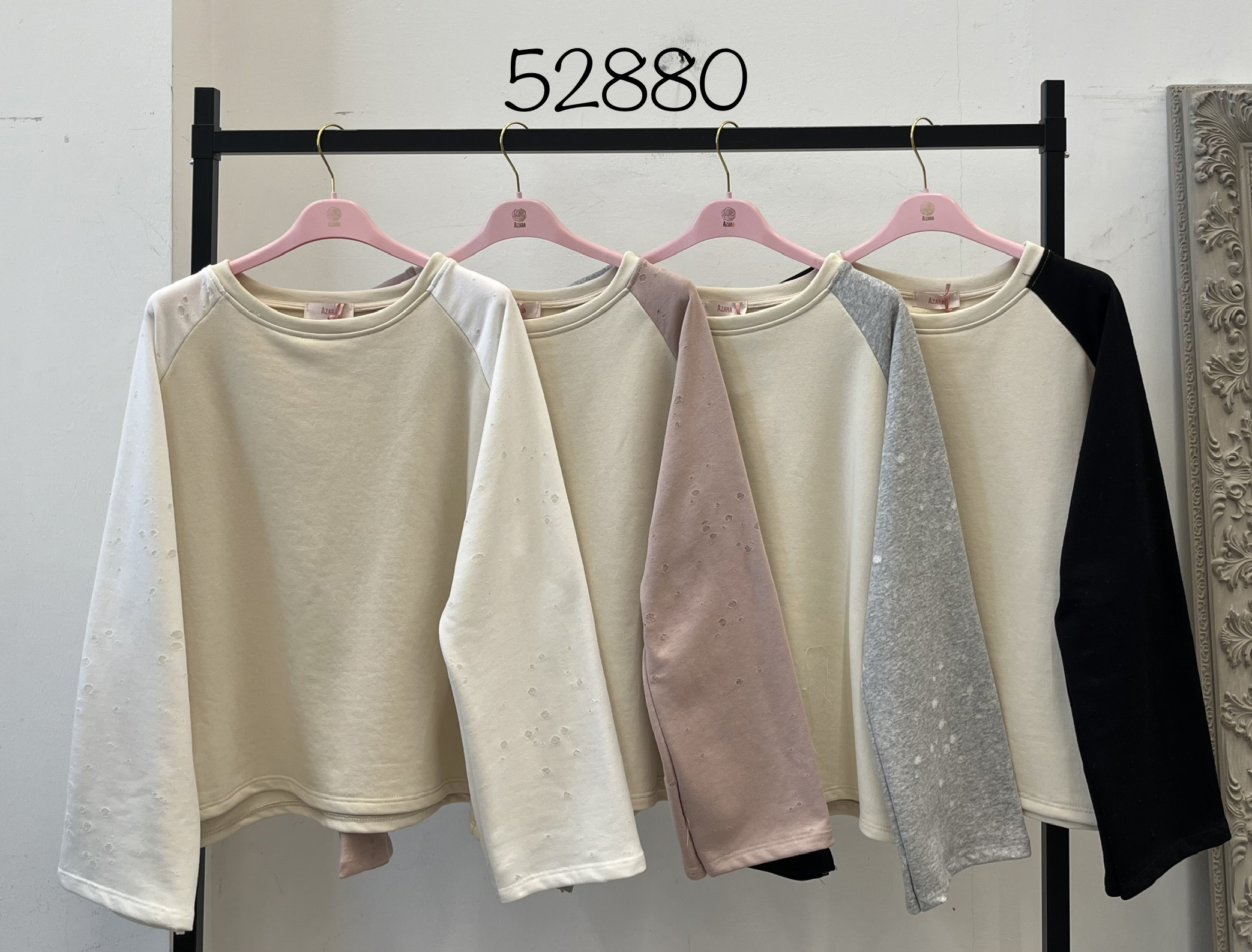 Raglan Straight Sweatshirt