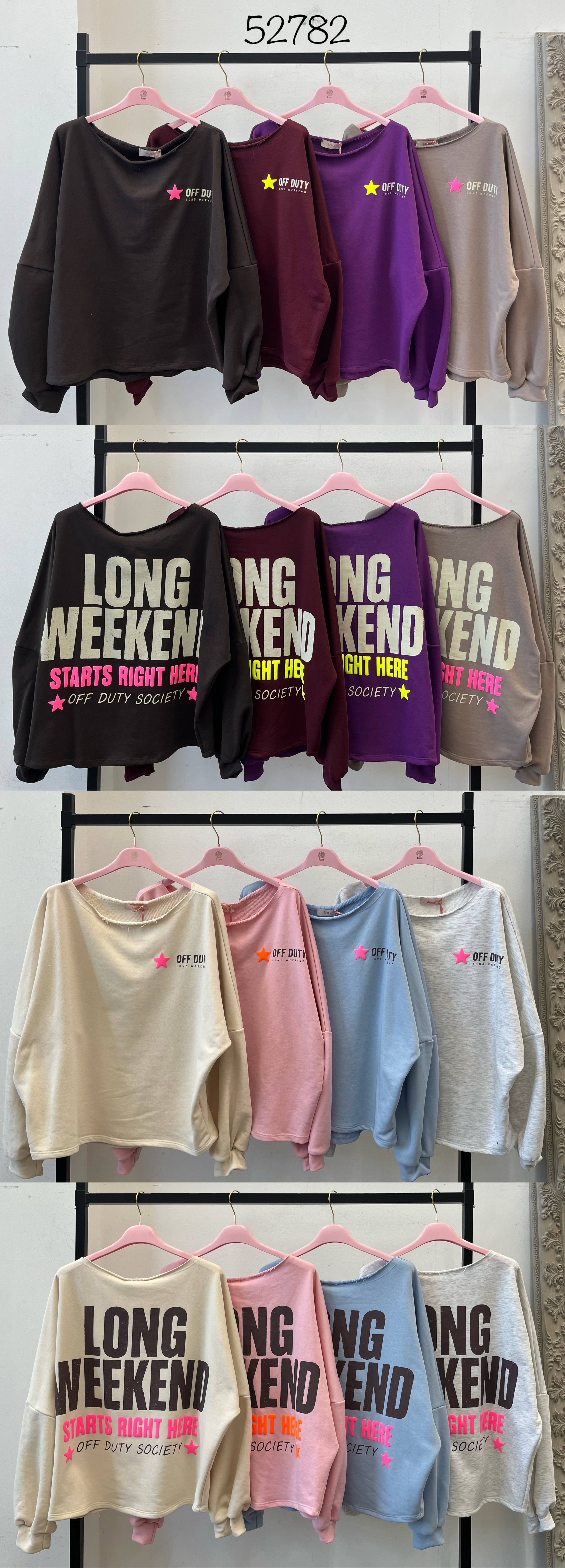 Oversized Printed Sweatshirt