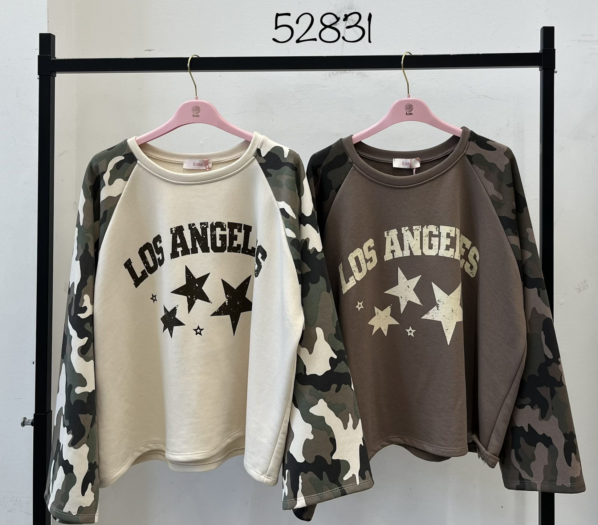 Raglan Sweatshirt with Print