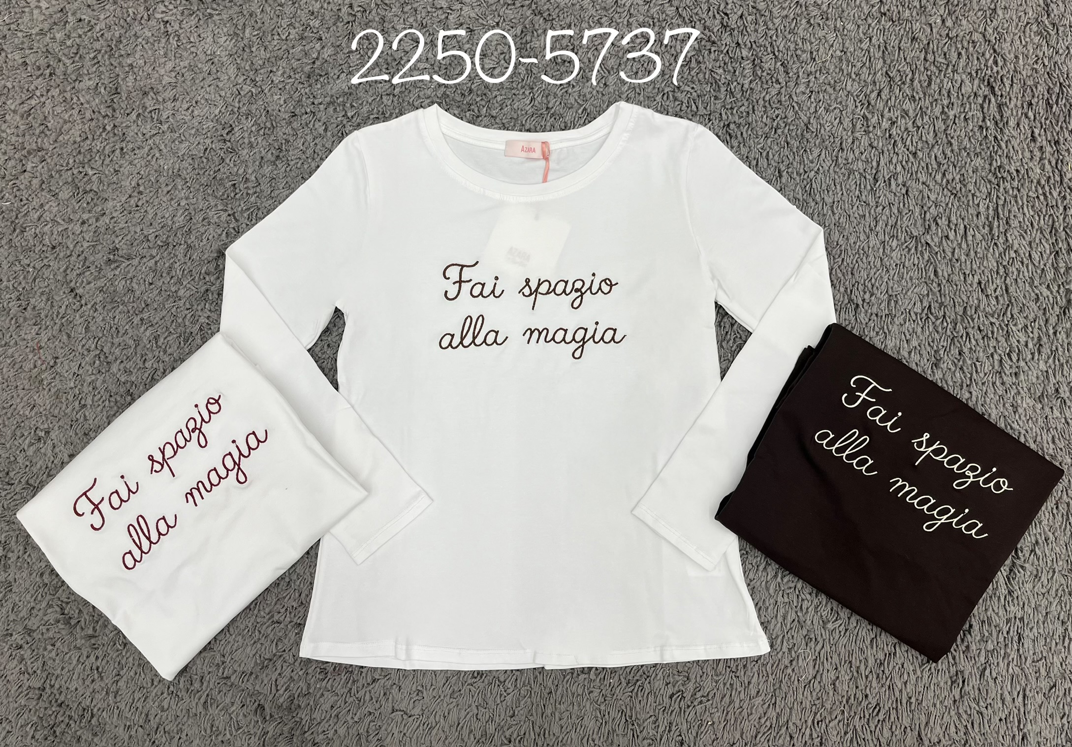 Fitted T‑Shirt with Embroidery
