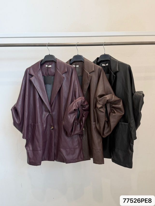 Oversized Jacket with Collar
