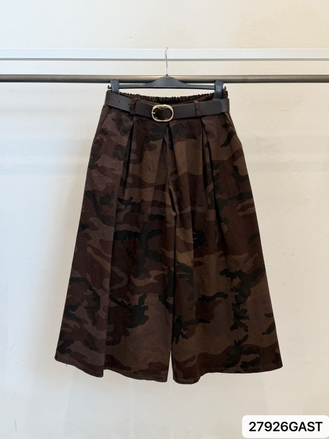 Cargo Culotte Trousers 7/8