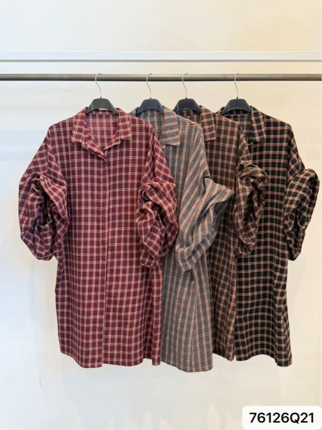 Shirt Dress with Ruffles