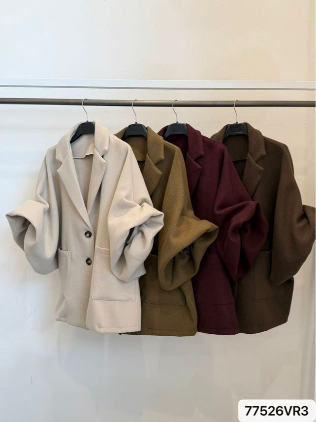 Relaxed Lapel Coat