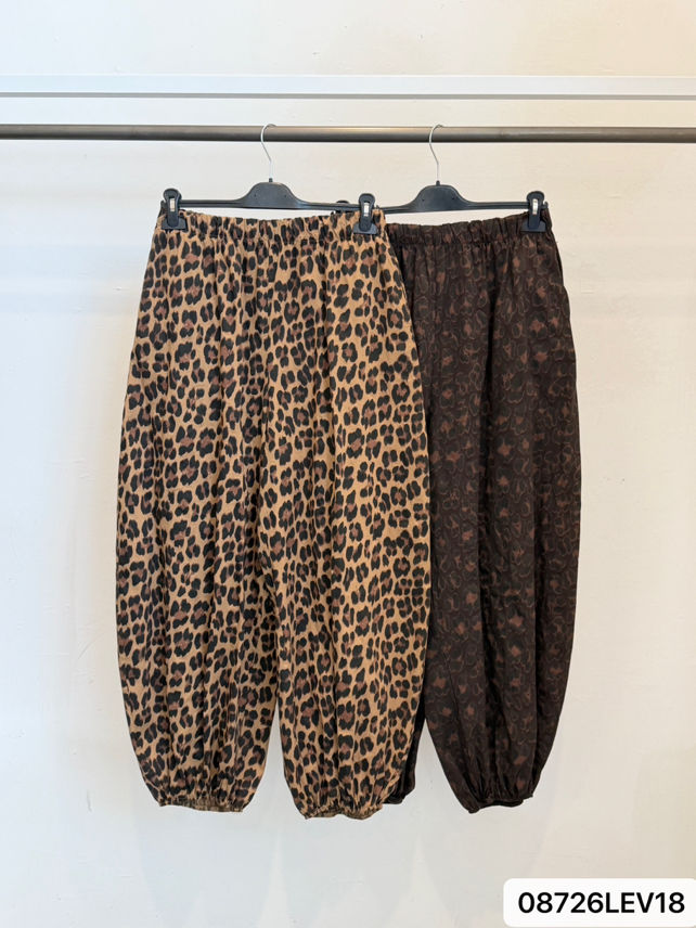 Balloon Trousers with Elastic Waist