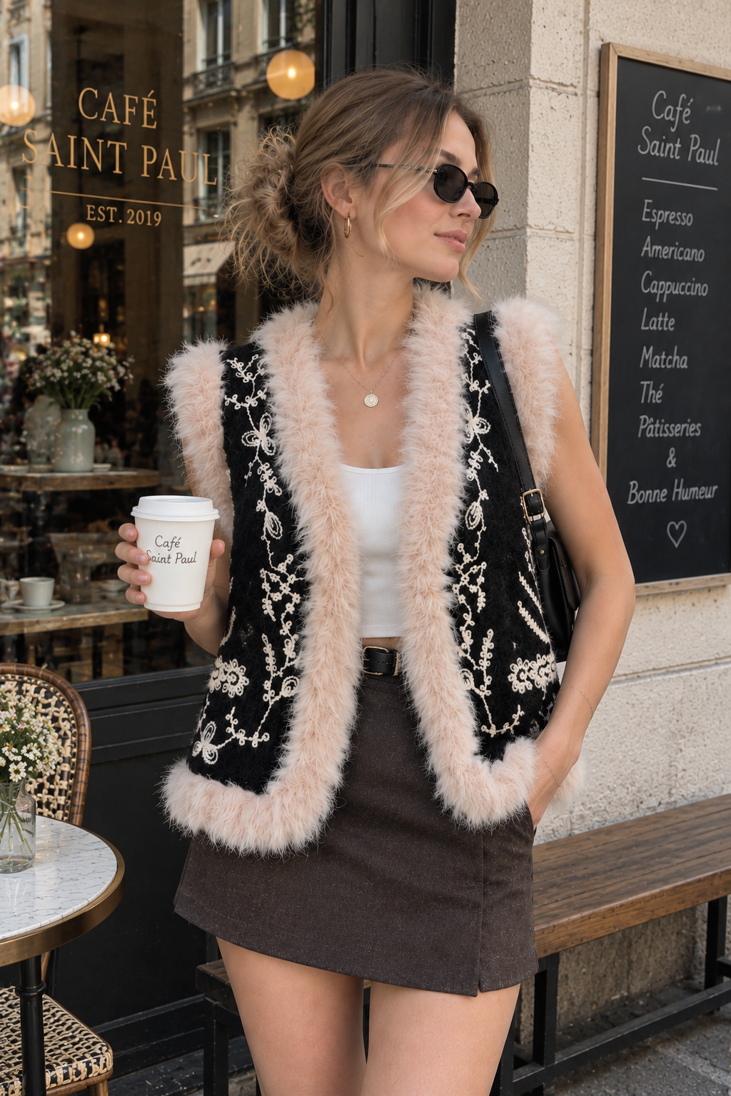 Embroidered Vest