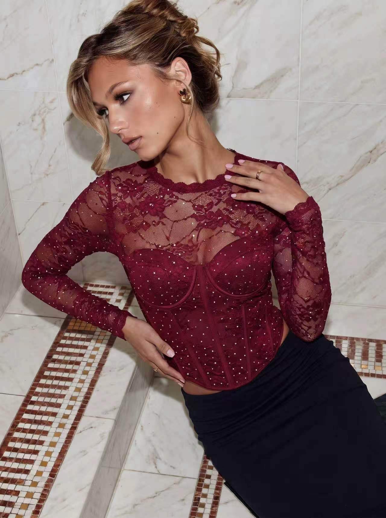 Fitted Lace Top