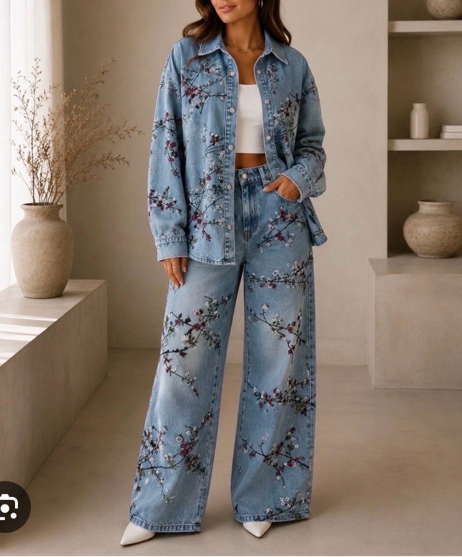 Oversized Denim Set