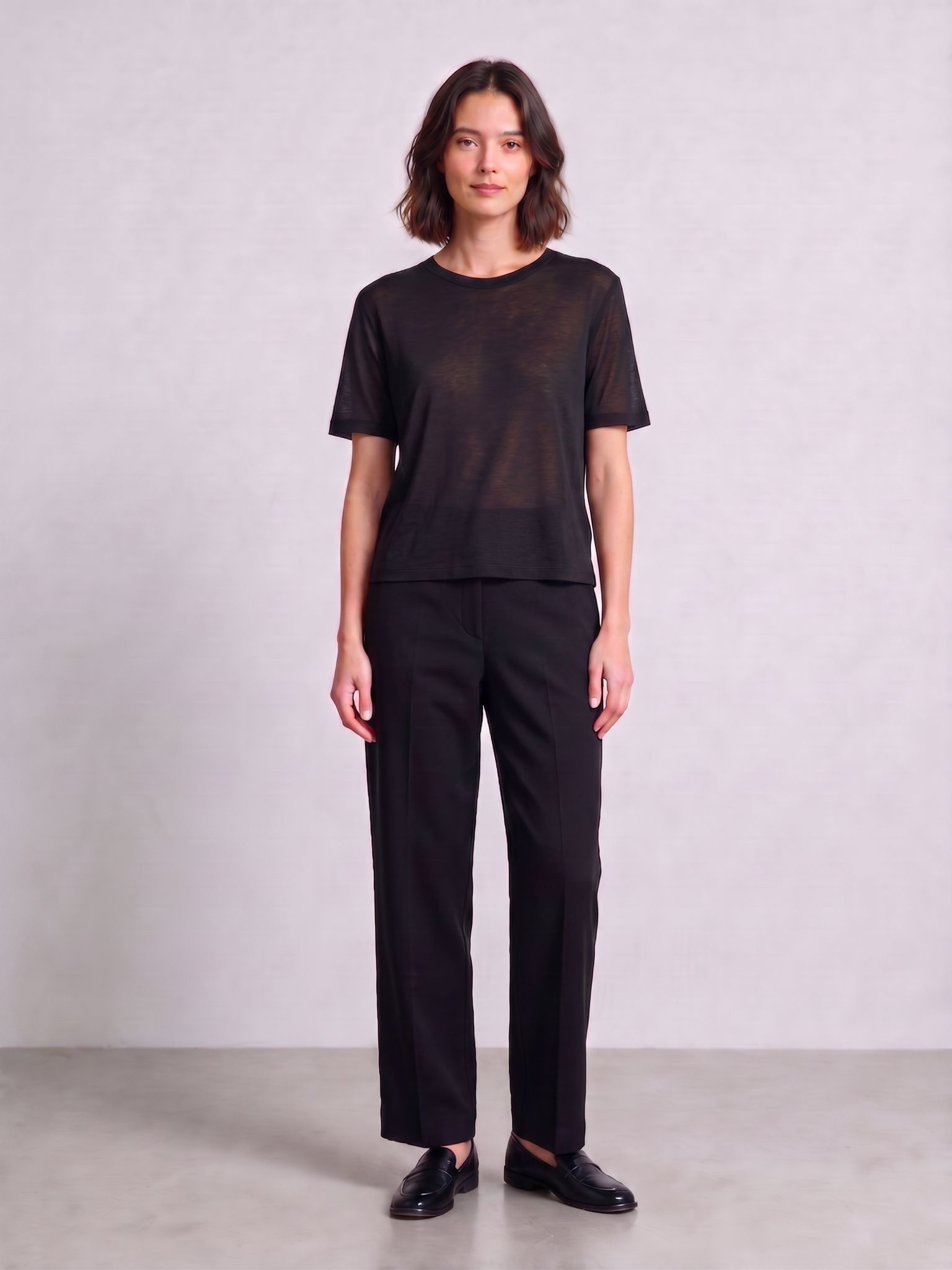 Crew Neck T‑Shirt