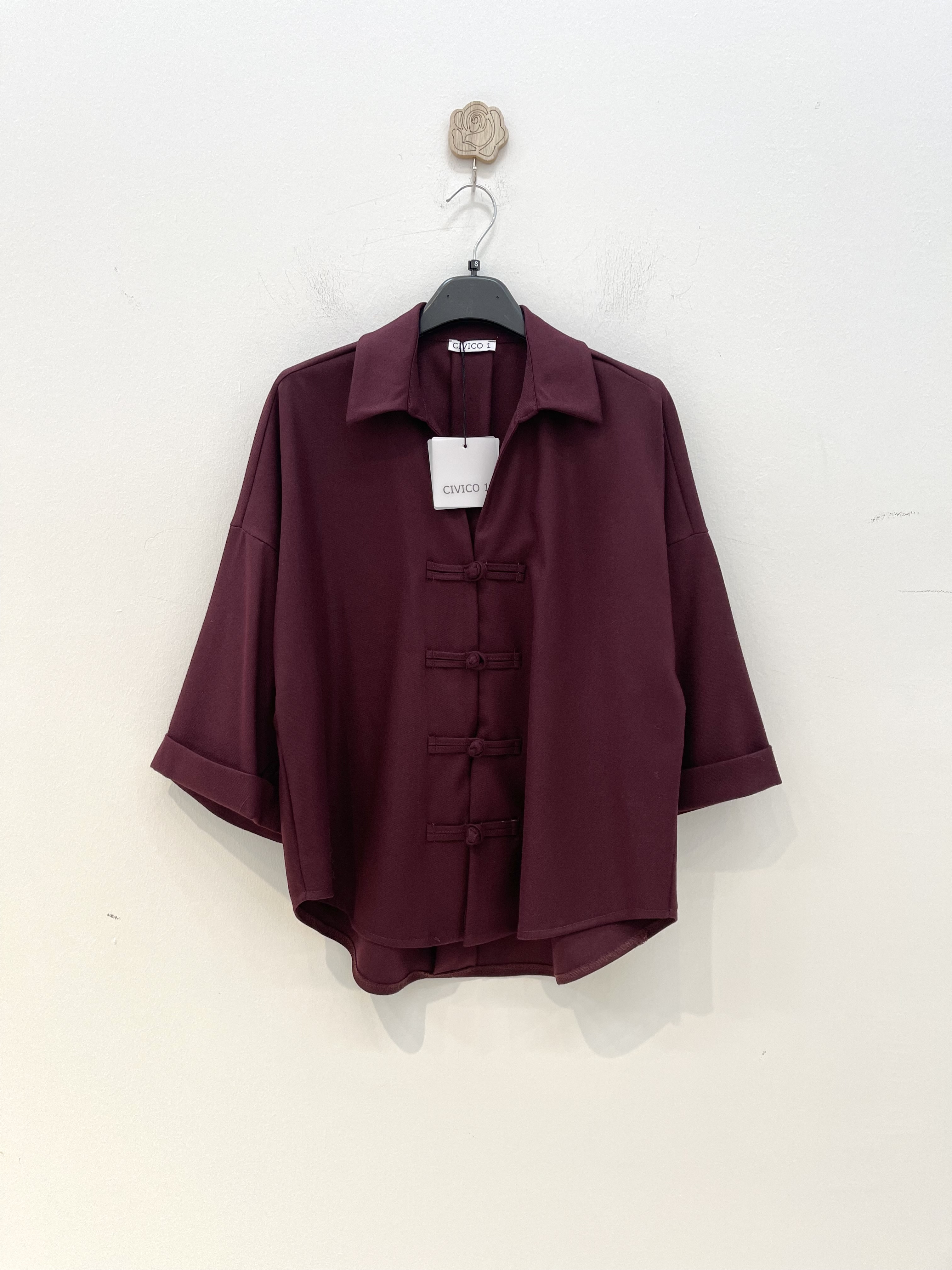 Relaxed Fit Shirt with Classic Collar