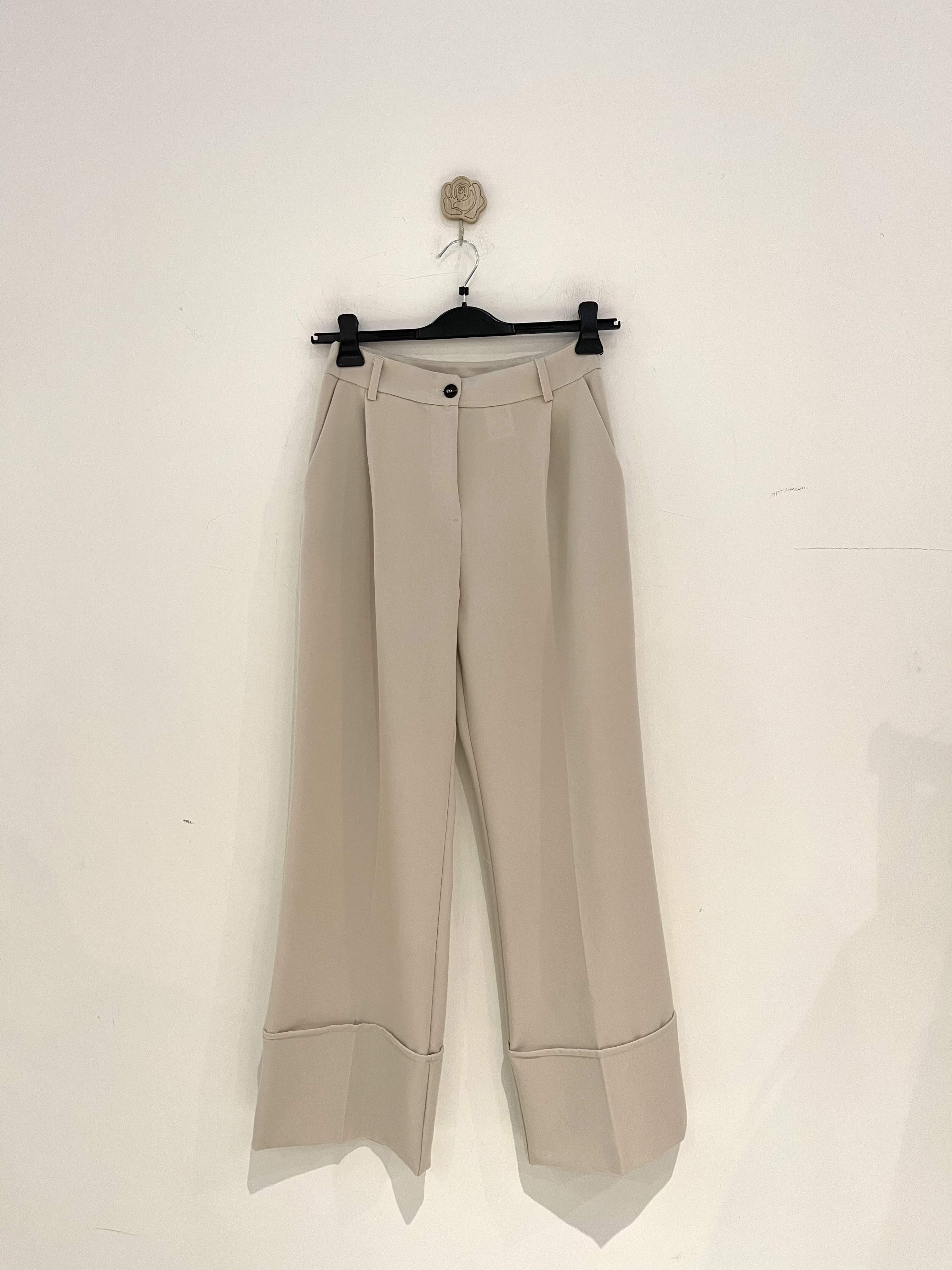 Straight Creased Trousers
