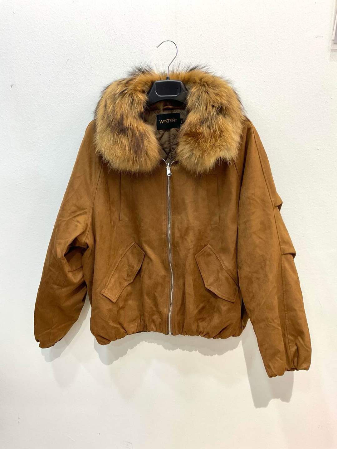 Fur-Collar Bomber Jacket