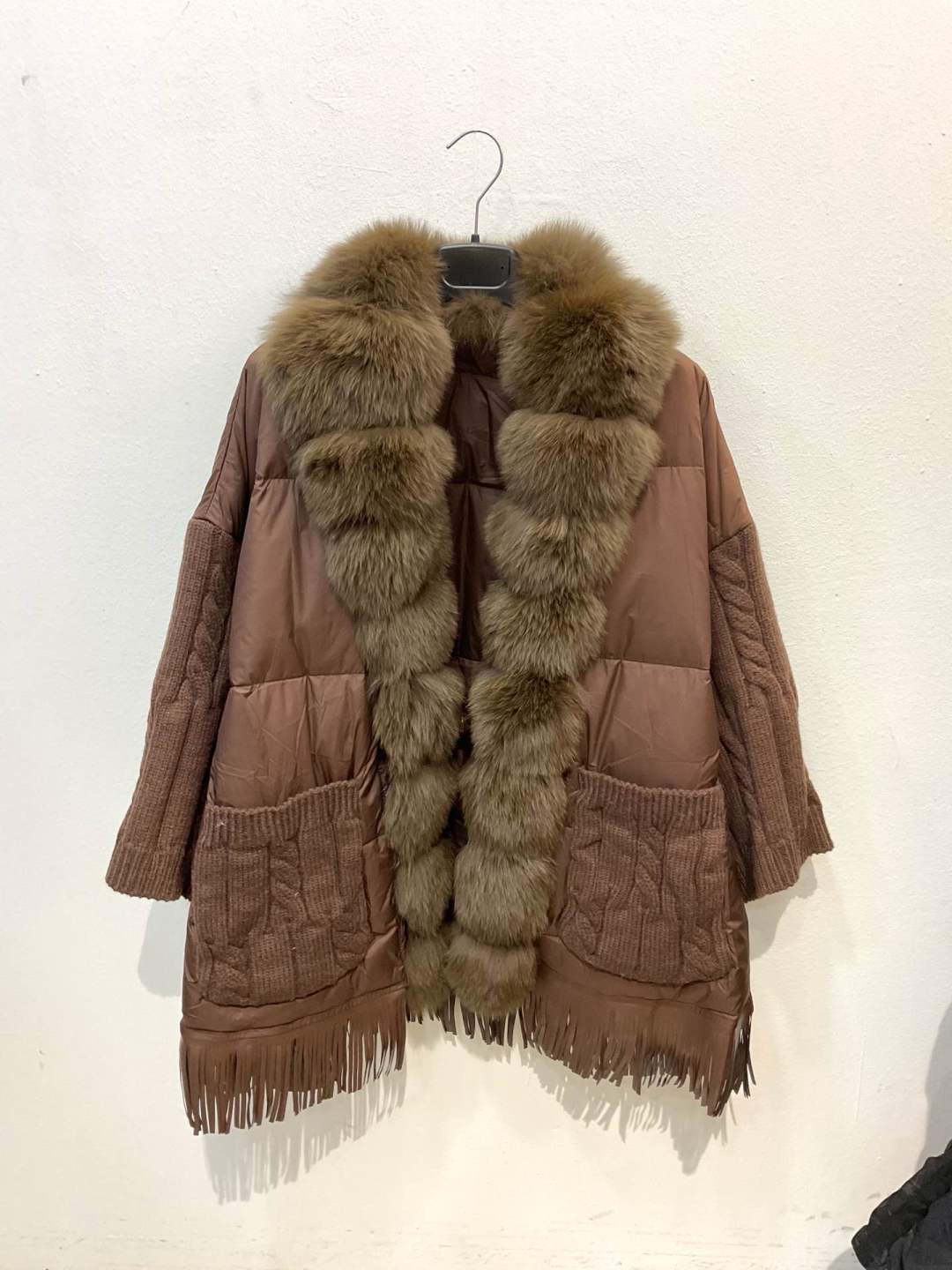 Long Fringe Coat