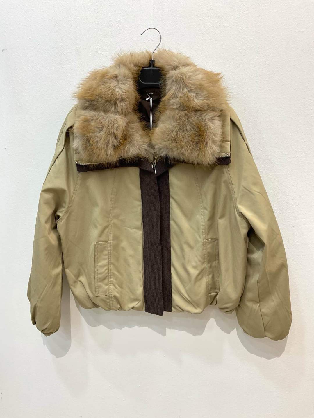Bomber Jacket with Fur