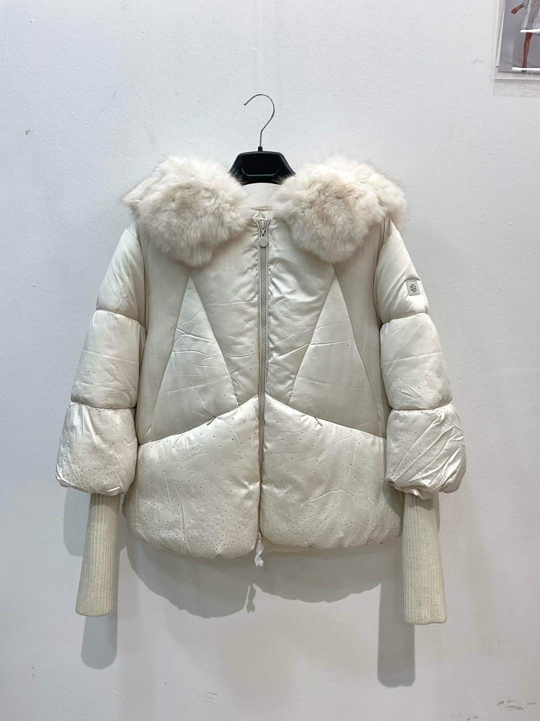 Cropped Down Jacket with Hood