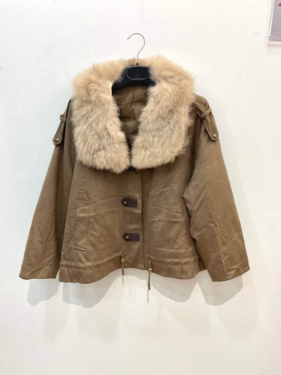 Cropped Drawstring Jacket