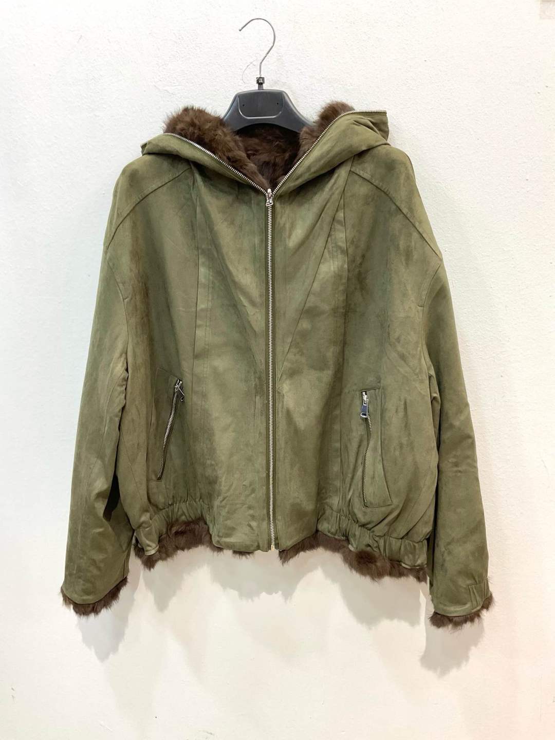 Cropped Hooded Jacket