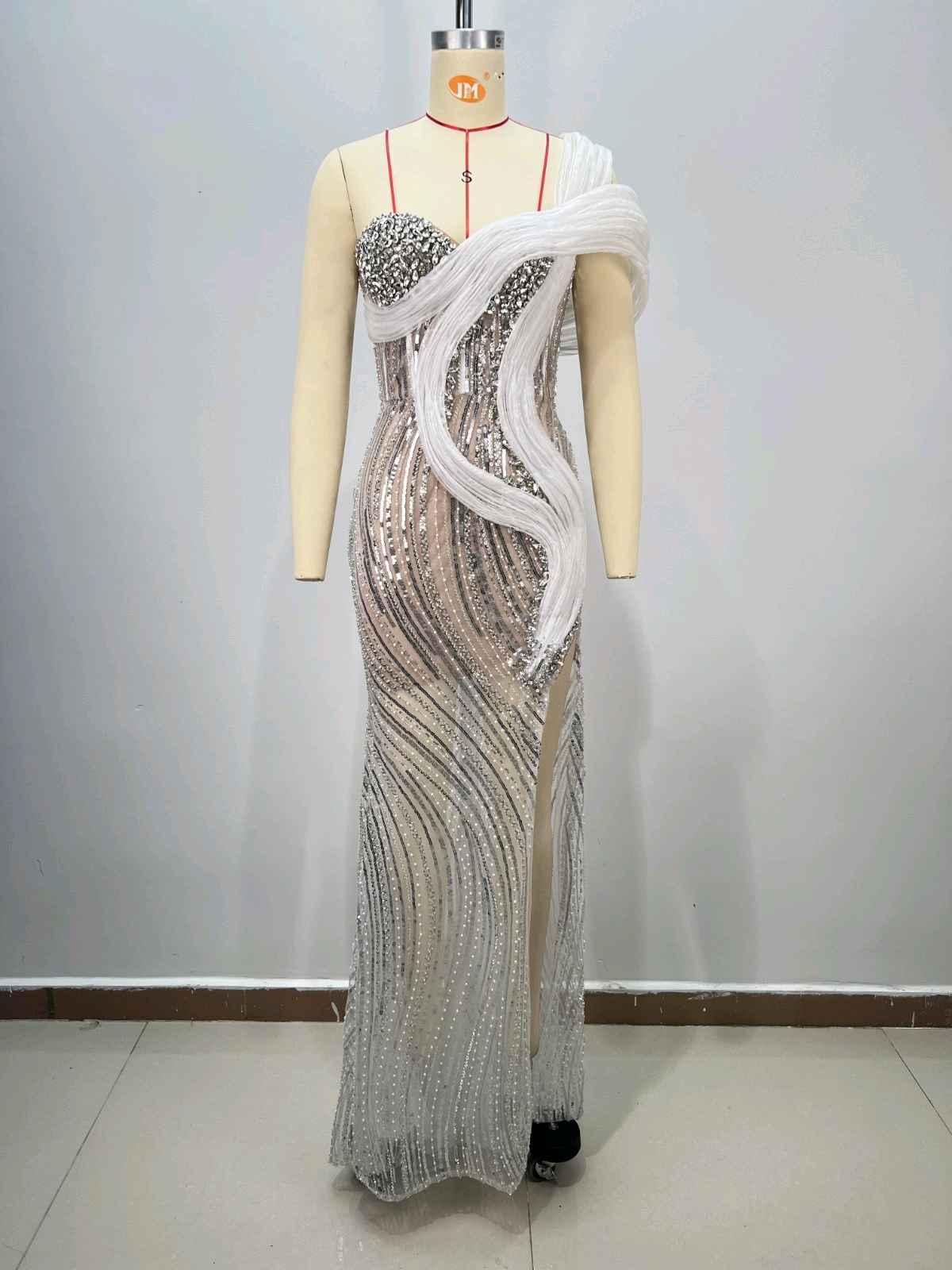 One-Shoulder Mermaid Gown