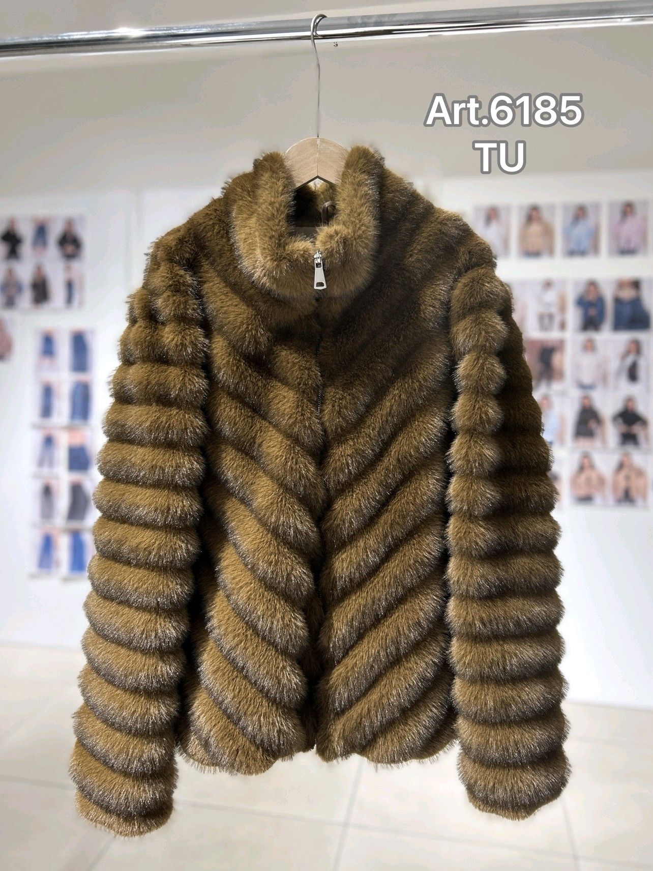 Short Stand-Collar Coat