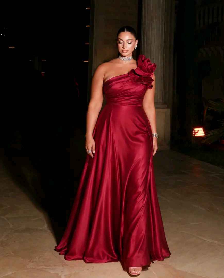 One-Shoulder Maxi Dress
