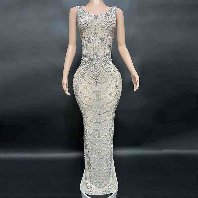 Sequin Pencil Maxi Dress