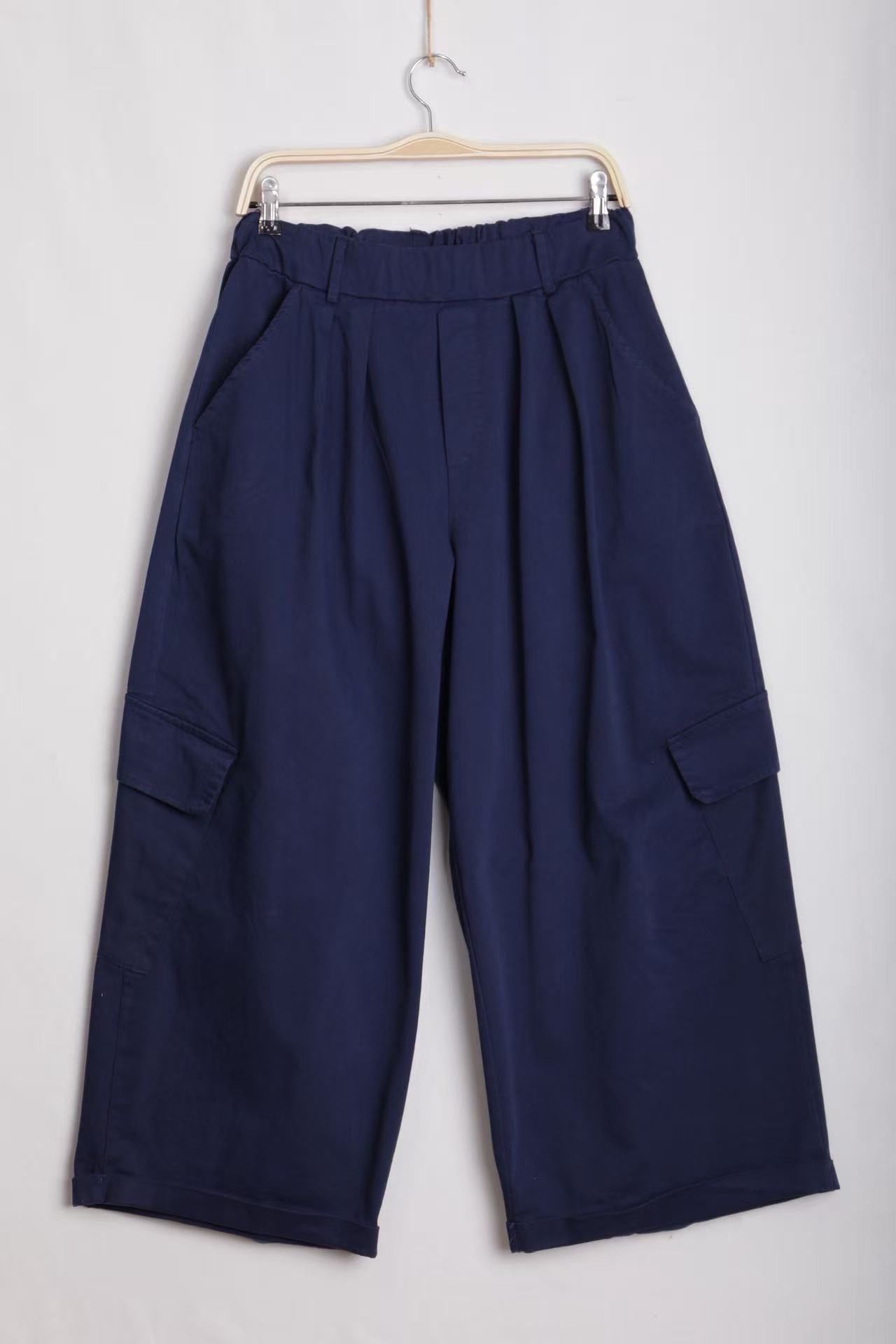 Loose 7/8 Cargo Trousers