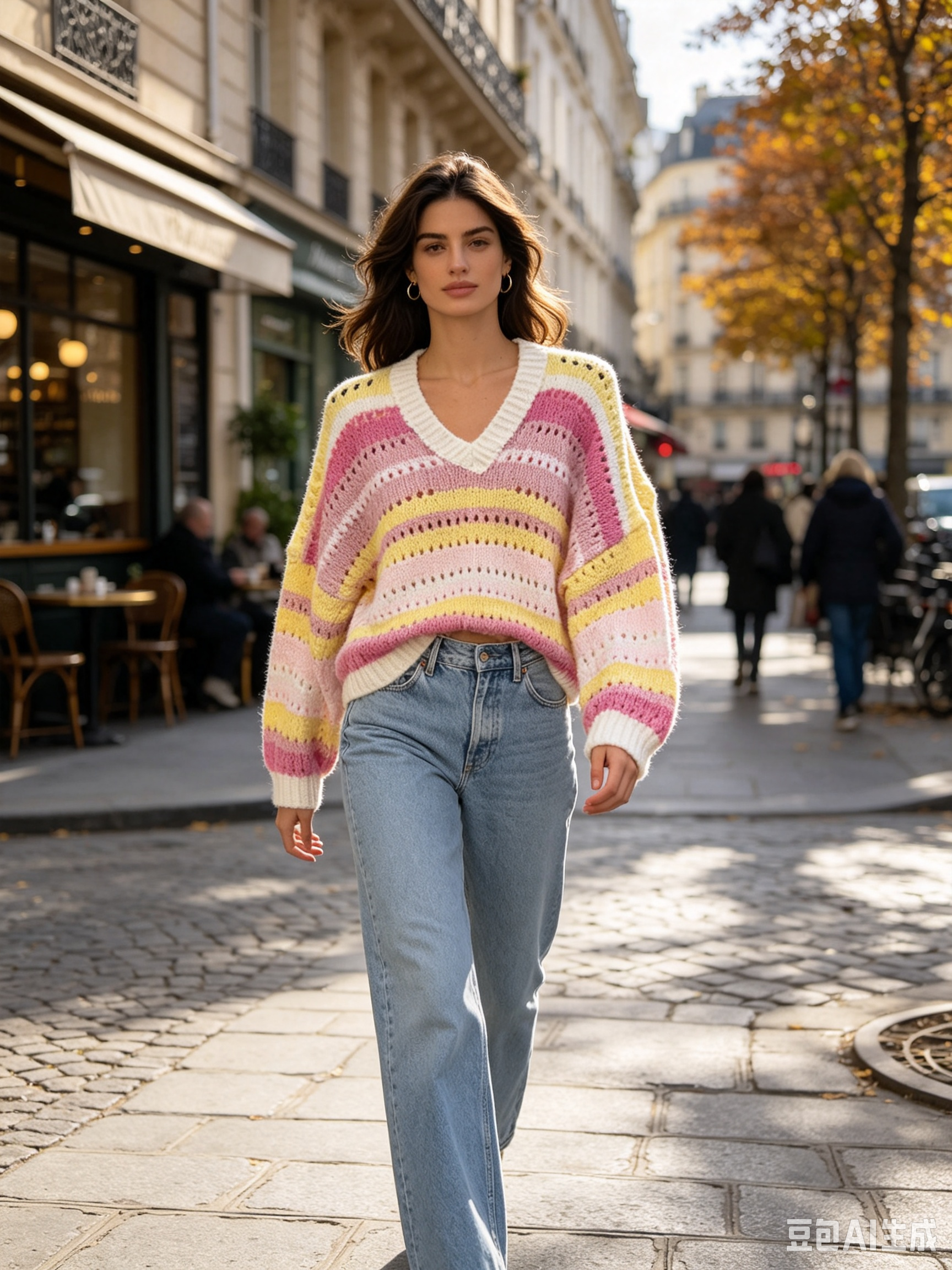 Oversized Striped Sweater