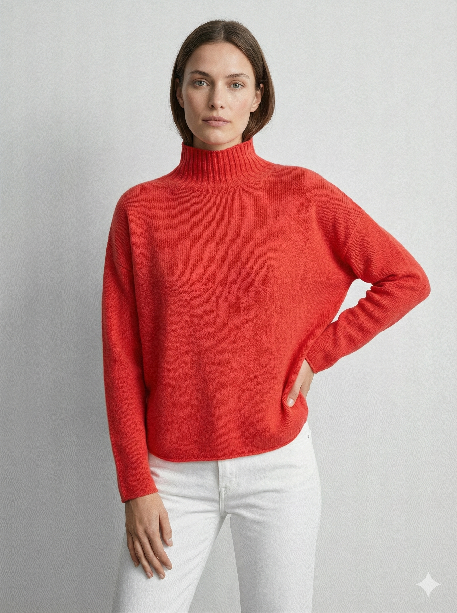 Relaxed Turtleneck Sweater