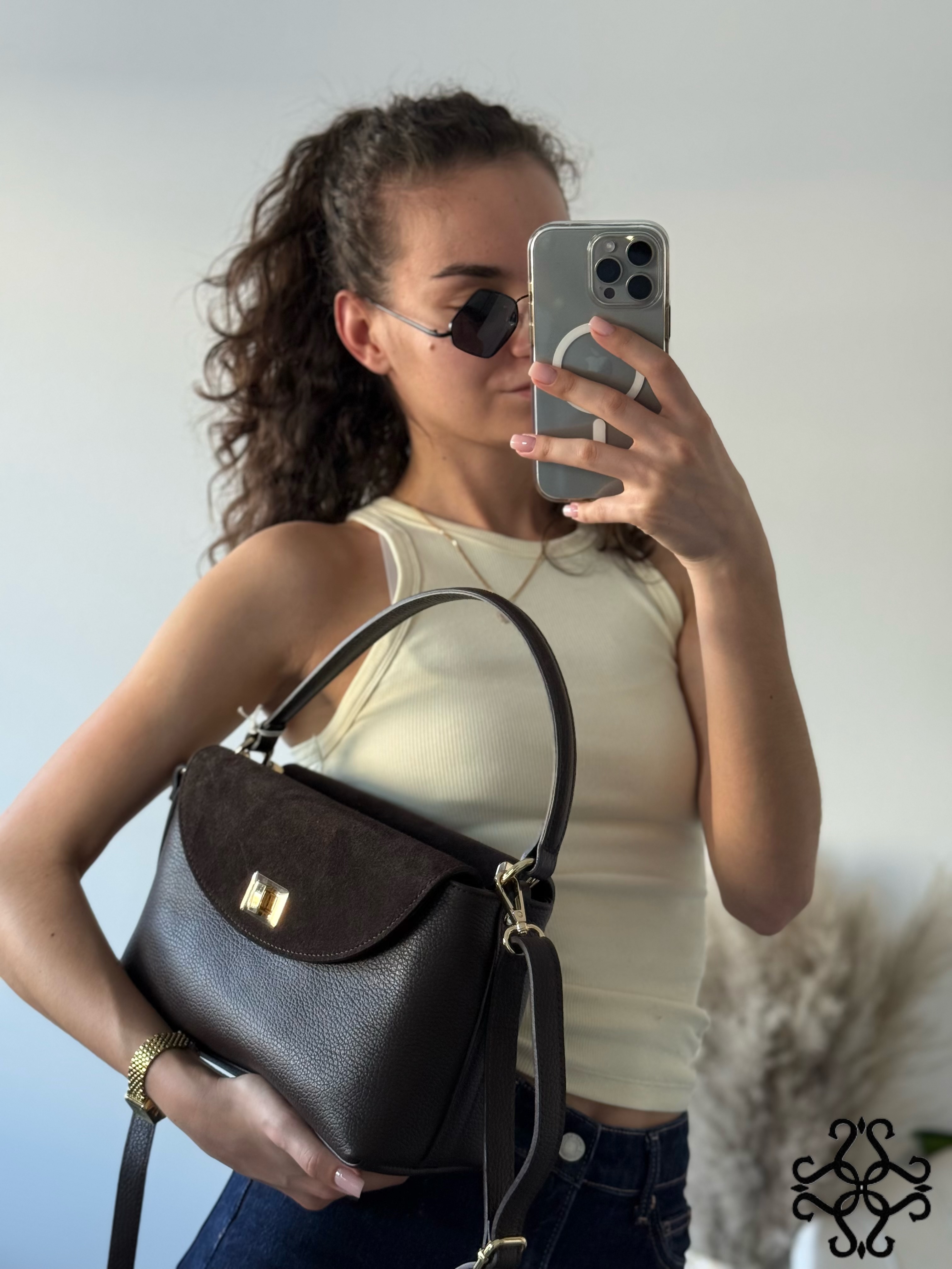 Leather Shoulder Bag