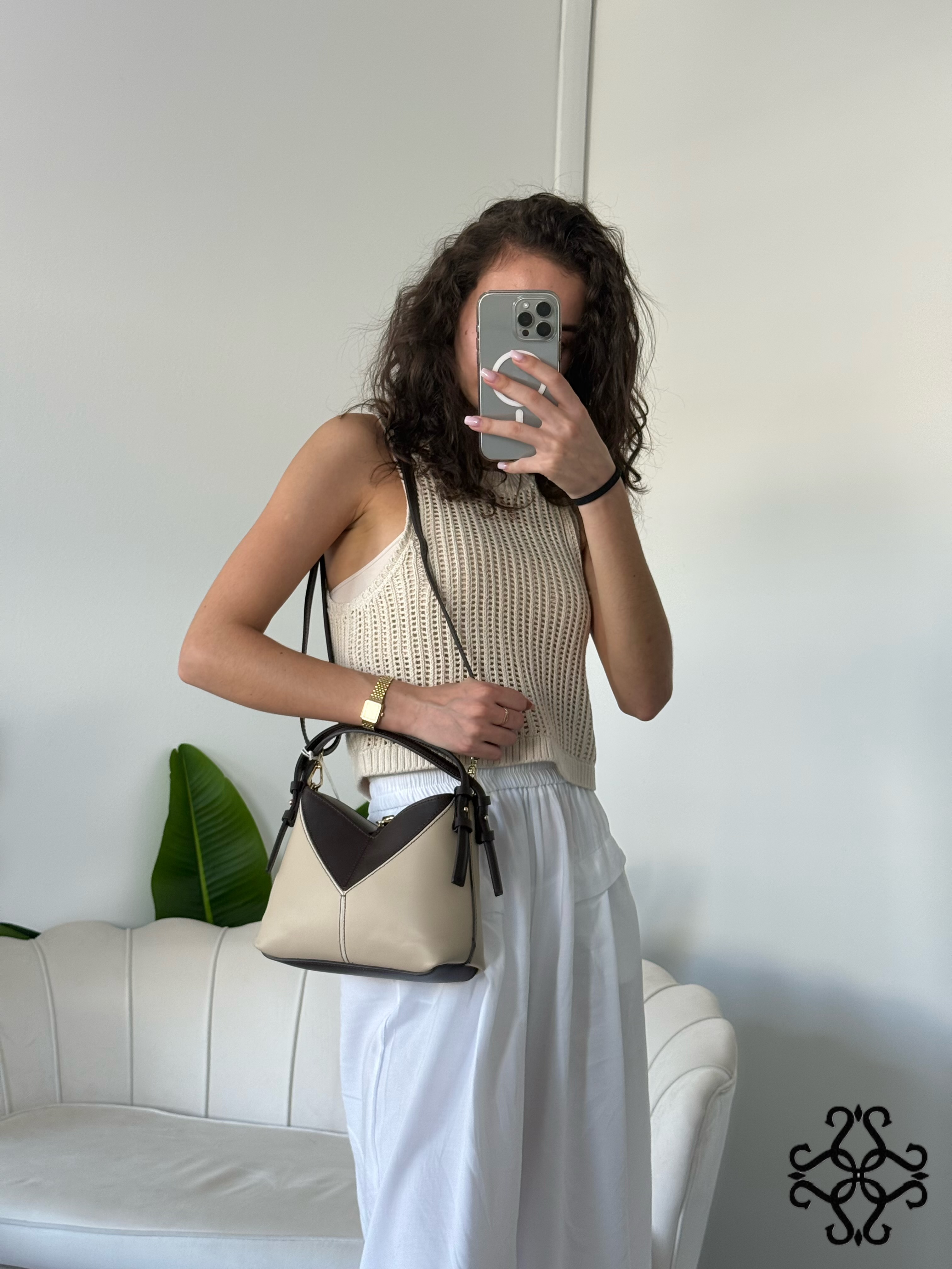 Short-Handle Bucket Bag
