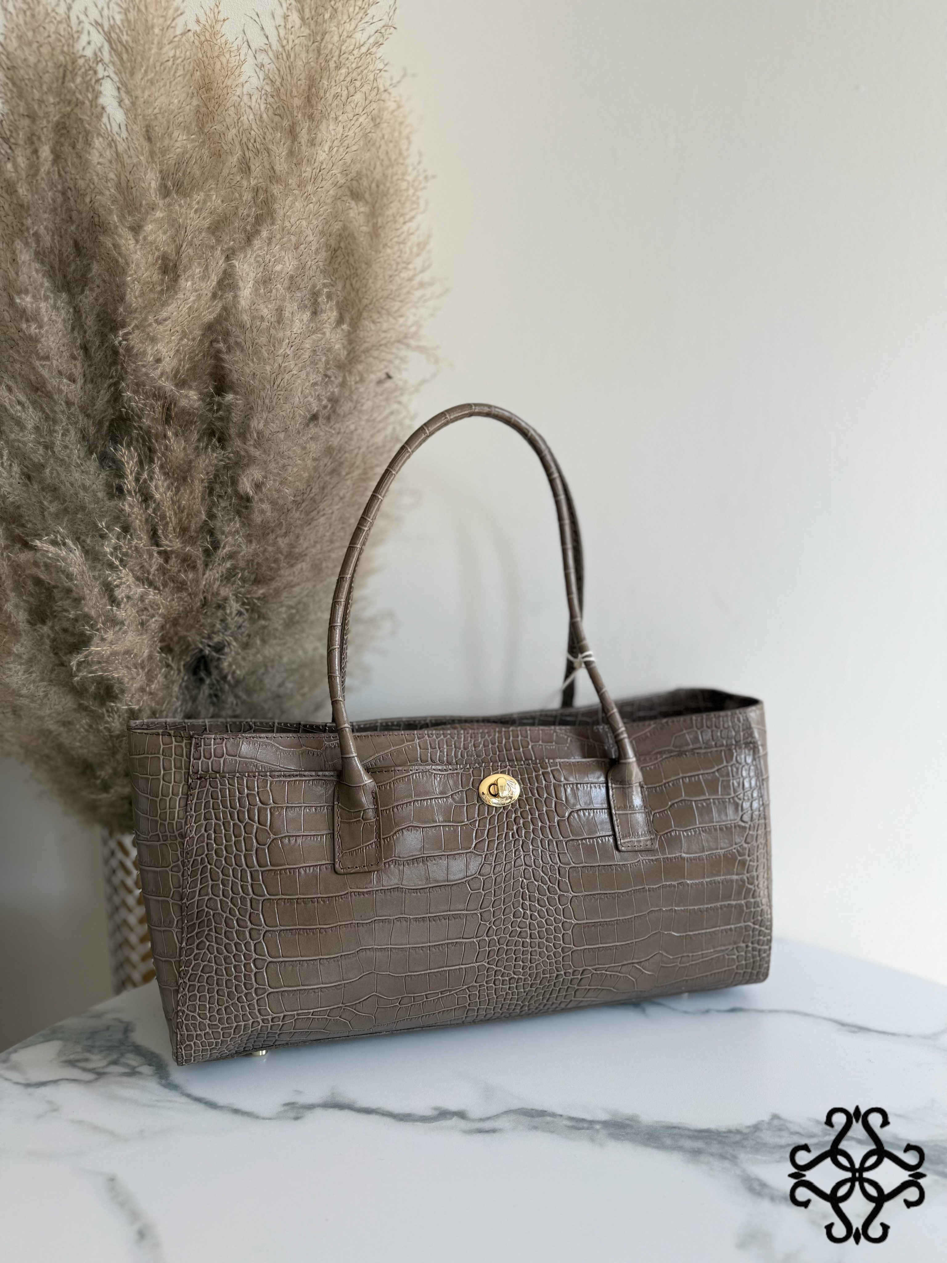 Embossed Shopper Bag